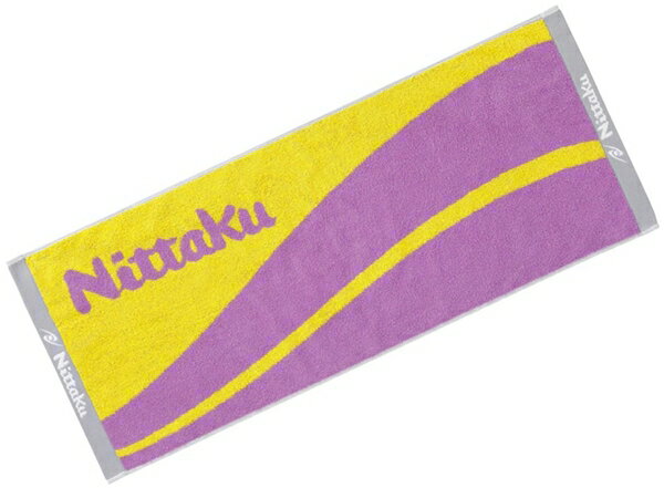 【Nittaku】ニッタク NL-9259-50 ウェーブミッドタオル [パープル] 【卓球用品】タオル/バンド類【RCP】