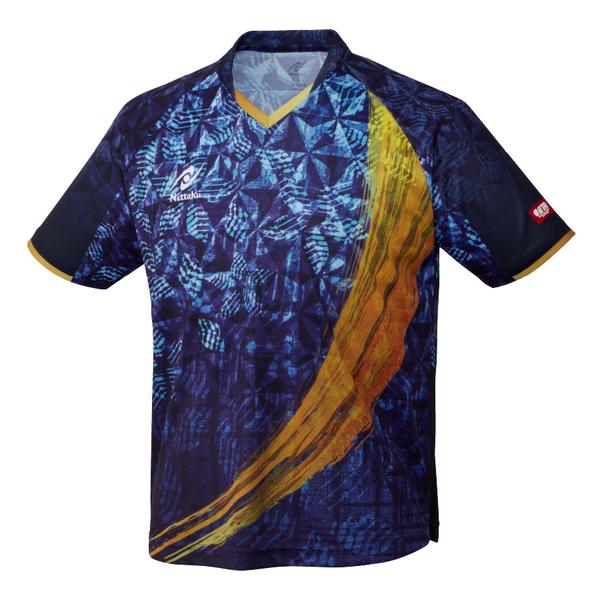 ■送料無料■【Nittaku】ニッタク NW-2216-09 スカイユニティーシャツ [ブルー] 【卓球用品】ゲームシャツ/ユニフォーム/卓球ユニフォーム/男女兼用/メンズサイズ/ユニホーム/ジュニア【RCP】