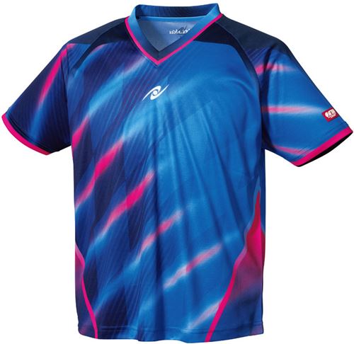 【一部完了】■送料無料■【Nittaku】ニッタク NW-2205-09 スカイオブリー シャツ[ブルー]男女兼用【卓球用品】ゲームシャツ/卓球ユニフォーム/卓球/ユニホーム【RCP】