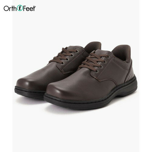 ■送料無料■【Orthofeet】オーソフィート OF22012W CLAUDE クロード[ブラウン]WIDE(3E相当)[シューズ/ハンズフリー/くつ/靴/ビジネス/ひも付きシューズ/ビジネスシューズ/カジュアルシューズ/メンズ/男性/紳士靴]【RCP】