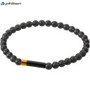 ■送料無料■【Phiten】ファイテン TG910226 RAKUWAブレスレット EXTREME クリスタルタッチ ブラック/ゴールド 18cm[ボディケア/...