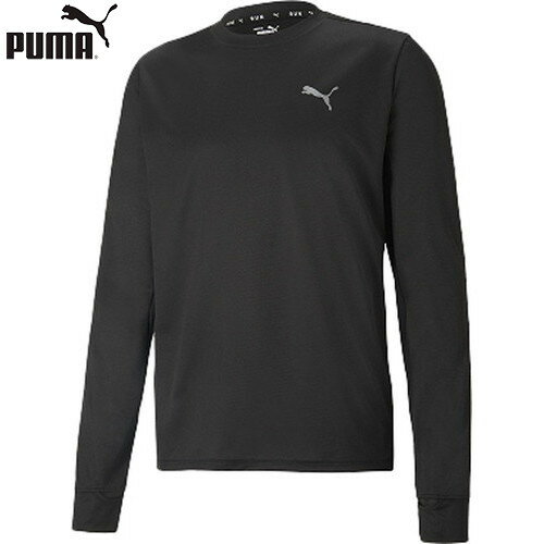 【PUMA】プーマ 520615-01 ランニング 長袖 Tシャツ[プーマブラック][メンズ/長そで/長袖/ロングスリーブ/丸首/上着/トップス/ユニセックス/レディース/ウィメンズ]【RCP】