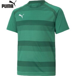 【PUMA】プーマ 705149-05 TEAMVISION フープ ゲームシャツ JR[ペッパーグリーン][半袖シャツ/キッズ/ジュニアサイズ/サッカー/フットサル/部活/クラブ/チーム]【RCP】