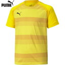 【PUMA】プーマ 705149-07 TEAMVISION フープ ゲームシャツ JR サイバーイエロー 半袖シャツ/キッズ/ジュニアサイズ/サッカー/フットサル/部活/クラブ/チーム 【RCP】