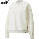 ■送料無料■【PUMA】プーマ 849448-99 HER サマー クルースウェット[ノーカラー][トレーナー/スウェット/上着/スエット/レディースサイズ/スポーツ/カジュアル/丸首/フィットネス/ジム/スポーツジム]【RCP】 その1