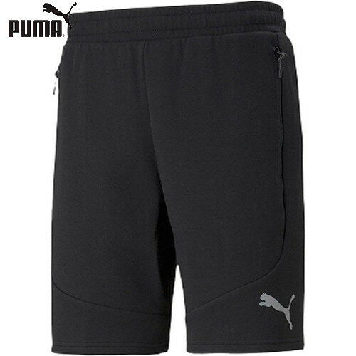 ■送料無料■【PUMA】プーマ 849464-01 EVOSTRIPE ショーツ[プーマブラック][ハーフパンツ/ズボン/パンツ/メンズサイズ/スポーツ/部活/クラブ/チーム]【RCP】