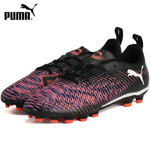 ■送料無料■【PUMA】プーマ 10839401 フューチャー 8 プレイ HG/AG+MID JR 【PUMA Black-PUMA White-Glo..