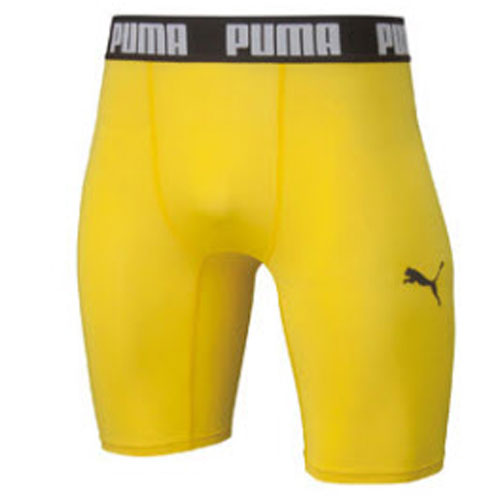 【PUMA】プーマ 656334-07 コンプレッション　ジュニアショートタイツ [07CYBER YELL] 【サッカースパ..