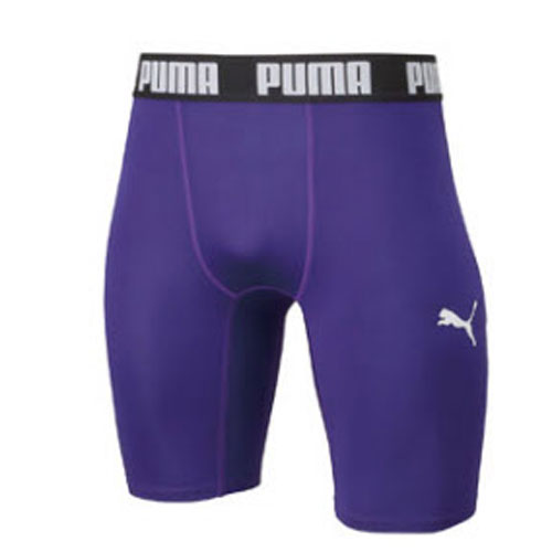 【PUMA】プーマ 656334-14 コンプレッション　ジュニアショートタイツ [14PRISM VIOL] 【サッカースパッツ/アンダーパンツ/半ズボン/子供用/男女兼用】 【RCP】