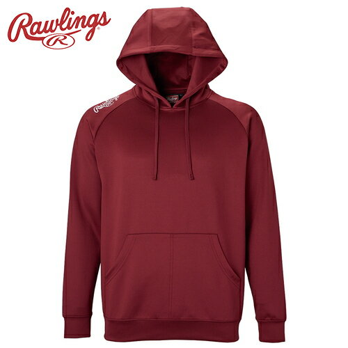 ■送料無料■▼Rawlings▼ローリングス AOS9F09 チームパーカーシャツ【エンジ】[撥水素材スポーツウェア/..