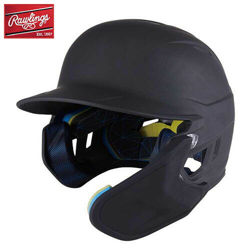 ■送料無料■▼Rawlings▼ローリングス MA07SJPNHB(MA07S-JPNHB-B) 硬式用 マッハ アジャスト 顎ガード付き 艶消し[ブラック][ヘルメット/メット/ベースボール/ソフトボール/野球/硬式用/右打者/左打者]【RCP】