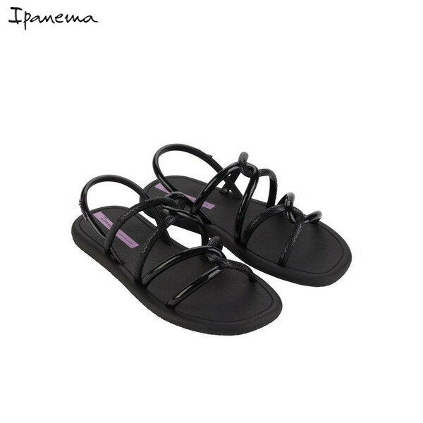 【Ipanema】イパネマ SP27135964 MEU SOL SANDAL[ブラック/ライラック]女性用/レディース/カジュアルシューズ/サンダル/シューズ/靴/くつ/ビーチサンダル/ビーサン/プール/海/旅行/お出かけ/Ipanema【RCP】