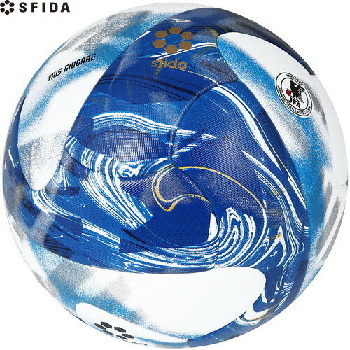 ■送料無料■【sfida】スフィーダ SB23VG01-WHTBLU VAIS GIOCARE Match 5号球[WHT/BLU][サッカーボール/サッカー5号/5号球/JFA検定球/12枚均一パネル/サーマルボール/SB-23VG01]【RCP】