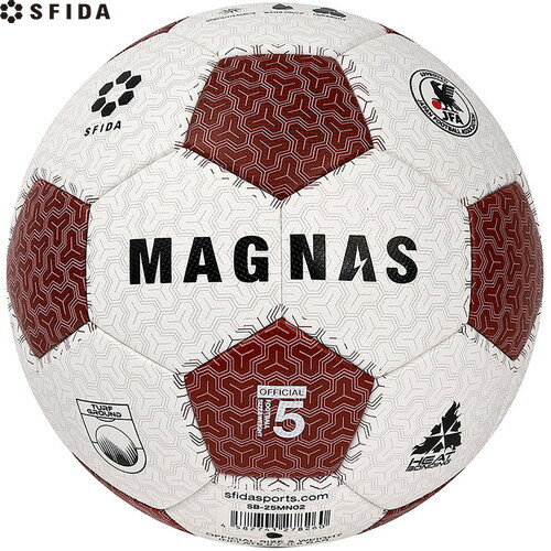 ■送料無料■【sfida】スフィーダ SB25MN02-WHTBUR MAGNAS 芝用 5号球[WHT/BUR][サッカーボール/サッカー..