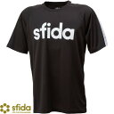 【sfida】スフィーダ SA21816-BLK BP プラクティスシャツ S/S LINE[ブラック][サッカー/フットサル/トレーニングシャツ/半袖/ハーフスリーブ/通気性/軽量/部活/クラブ/メンズサイズ]【RCP】 1