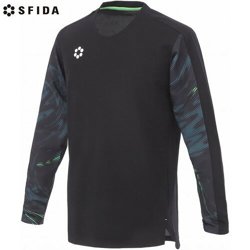 ■送料無料■【sfida】スフィーダ SA24501-BLK Teampress プラクティスシャツ L/S[ブラック][フットサル/ロングスリーブTシャツ/シャツ/練習着/男女兼用/ユニセックス/メンズ＆レディース/移動着/スポーツウエア/カジュアル/クラブ/チーム]【RCP】