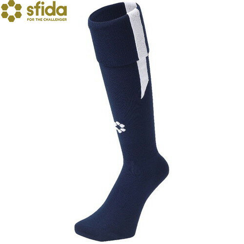 【sfida】スフィーダ SH21S01-NAVY ジャガードラインストッキング[ネイビー][サッカー/フットサル/スト..