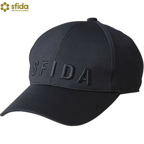 【sfida】スフィーダ SH24C01-BLK コーチキャップ[ブラック][サッカー/フットボール/フットサル/帽子/キャップ/スポーツキャップ/スポーツ帽子/熱中症対策/日除け/日よけ]【RCP】