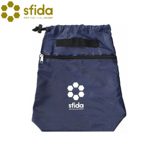 【sfida】スフィーダ SH23B04-NAVY CHALLENGER シューズケース[ネイビー][男女兼用/ユニセックス/サッカー/フットサル/バッグ/バック/シューズ袋/コンパクト/トレーニング/部活/クラブ]【RCP】