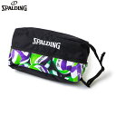 ▼SPALDING▼スポルディング 42-002VBP シューズバッグ(バレーボールプリント)[バスケットボール/シューズケース/ユニセックス/部活/クラブ/チ...