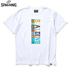 ▼SPALDING▼スポルディング SMT22110-WH Tシャツ ボヘミアンロゴ[ホワイト][シャツ/半袖/バスケットボール/メンズサイズ/部活/クラブ/チーム/チームウエア]【RCP】