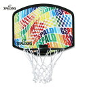 ▼SPALDING▼スポルディング 79-019J マイクロミニバックボード[オプティカルレインボー][バスケットボール/バスケ/ミニバス/おもちゃ/トイ/壁掛け/ボール/ゴール板/セット/インテリア]【RCP】