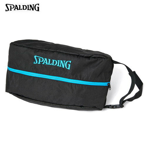 ▼SPALDING▼スポルディング 42-002CY シューズバッグ(シアン)[バスケットボール/バスケ/ミニバス/バック/バッグ/シューズケース/シューズ入れ/靴入れ/部活/クラブ/学校/ジム]【RCP】