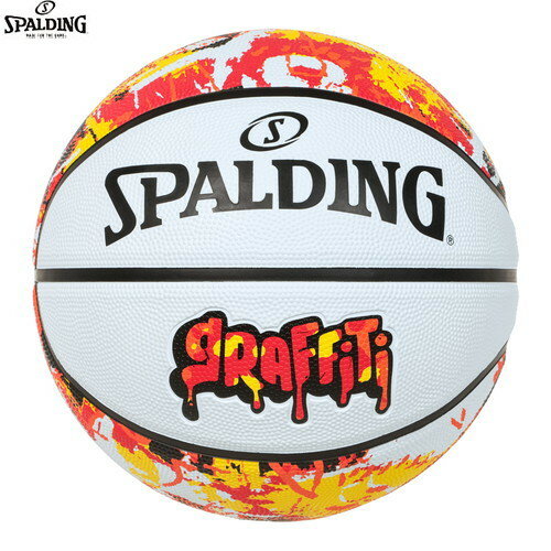 Basketball - 【SPALDING】スポルディング 85-269J グラフィティ オレンジXレッド ラバー SZ6[バスケットボール/バスケ/ボール/球/6号球/トレーニング/練習/部活/中学生女子/高校生女子/大学生女子/成人女性/ジュニア]【RCP】