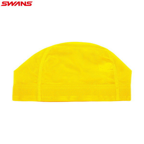 【SWANS】スワンズ SA-61-Y メッシュキャップ [イエロー]ユニセックス/男女兼用/スイムキャップ/帽子/..