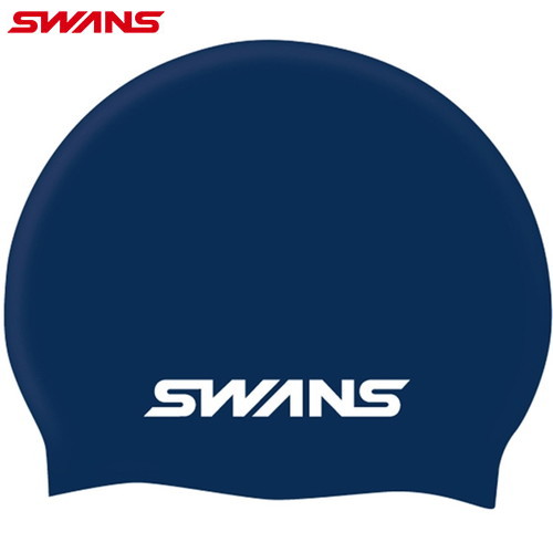 【SWANS】スワンズ SA-7-104 シリコーンキャップ[ネイビー][スイムキャップ/水泳/...