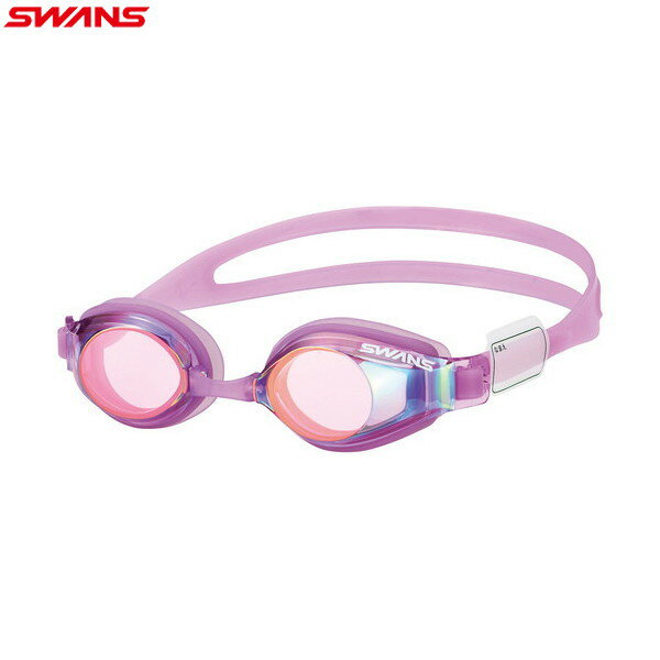 【SWANS】スワンズ SJ-24M-LAVRU スイムグラス ミラーレンズ ジュニア ゴーグル[ラベンダー×フラッシュ..