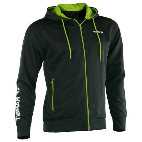 ■送料無料■◆TIBHAR◆ティバー [品番:TJT10] WORLD フーディー [グリーン]【卓球用品】卓球ユニフォーム/..