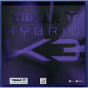 ★即納/あす楽★■卓球ラバーメール便送料無料■◆TIBHAR◆ティバー HIBRID K3 (2.0mm/MAX) ハイブリッドK3粘着ハイテンションラバー/卓球/ラバー/ラバ-