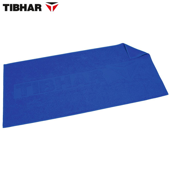 ◆TIBHAR◆ティバー [品番 TJG4] RELIEF BETAタオル [ブルー]サイズ：50×100cm【卓球用品】卓球/タオル/スポーツタオル【RCP】