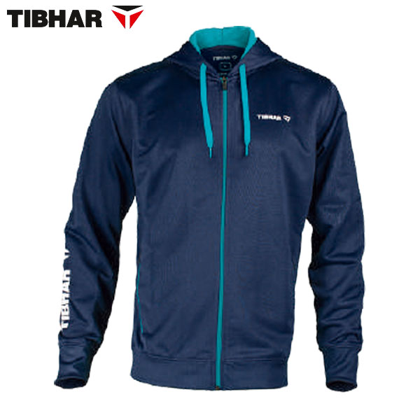 ■送料無料■◆TIBHAR◆ティバー [品番:TJT10] WORLD フーディー [ペトロール]【卓球用品】卓球ユニフォーム/卓球/ユニホーム/トレーニングジャケット/パーカー【RCP】