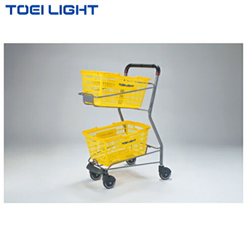 ★メーカー直送品★【TOEI LIGHT】トーエイライト B4164 テニスボールキャリー(カゴ付)[キャンセル不可/※代金引換、後払い決済不可][※事前銀行振込orカード決済のみ][カゴ付/収納/運搬/軽量/耐久性]※送料別途見積り【RCP】