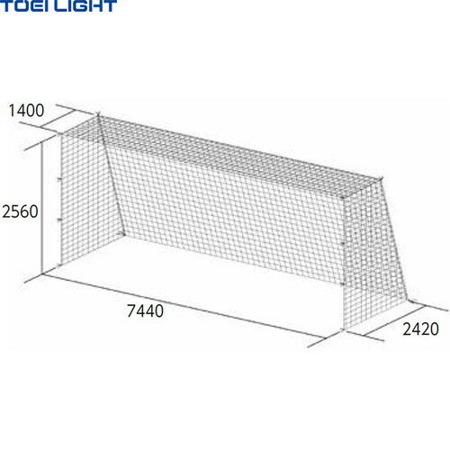 ■送料無料■【TOEI LIGHT】トーエイライト B6019 一般サッカーゴールネット[白][サッカーゴールネット/一般サッカー用ゴールネット/亀甲目]【RCP】