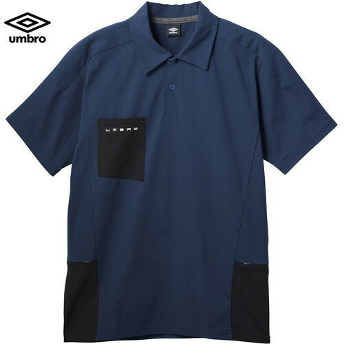 ■送料無料■【UMBRO】アンブロ UF5SHS70M-NV00 UMBRO COACHERS コーチャーズポロシャツ[ネイビー][サッカー/フットサル/フットボール/シャツ/コーチ/トップス]【RCP】