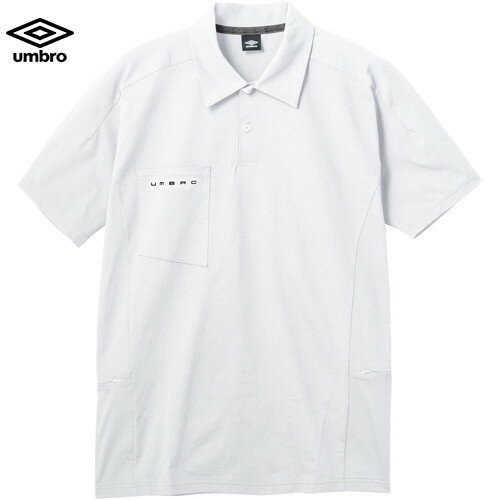 ■送料無料■【UMBRO】アンブロ UF5SHS70M-WH00 UMBRO COACHERS コーチャーズポロシャツ[ホワイト][サッカー/フットサル/フットボール/シャツ/コーチ/トップス]【RCP】