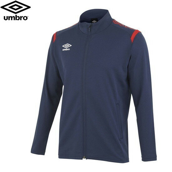 ■送料無料■【UMBRO】アンブロ UAS2150-NVRD ウォームアップジャケット[ネイビー×レッド][サッカー/フットボール/アウター/メンズ/ジャージジャケット/フルジップ/移動着/上着/ウォームアップ/軽量]【RCP】