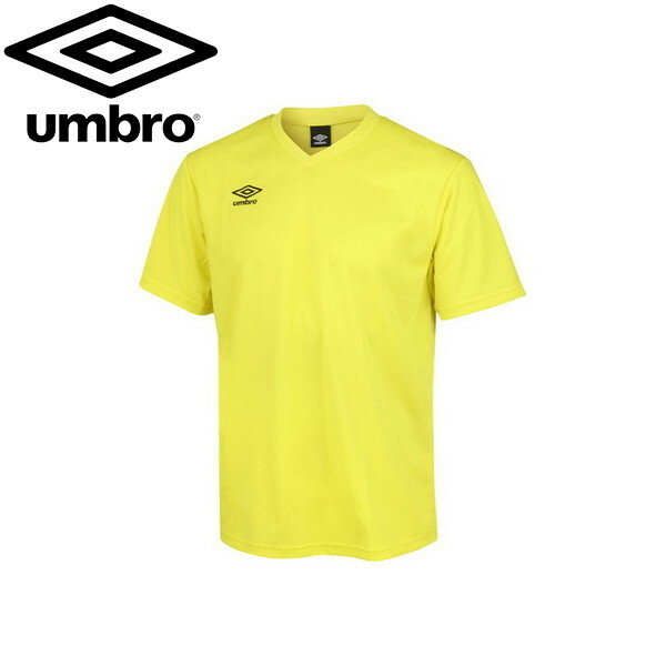 【UMBRO】アンブロ UAS6307-YEL サッカー ゲームシャツ(ワンポイント)[イエロー]男女兼用/サッカーゲームシャツ/サッカー半袖/半そで【RCP】