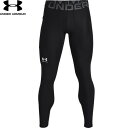 ■送料無料■【UNDER ARMOUR】アンダーアーマー 1361586-001 UA ヒートギアアーマー レギンス[ブラック/ホワイト][レギンス/メンズ/アンダーウエア/スポーツウエア]【RCP】