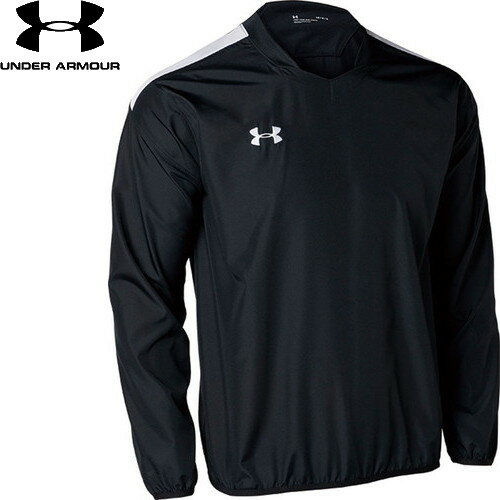 ■送料無料■【UNDER ARMOUR】アンダーアーマー 1364990-001 UAチーム ピステ トップス[BLK(ブラック)][上着/トップス/長袖/移動着/ウォームアップ/撥水/はっ水/トレーニング/ランニング/部活/チーム/クラブ]【RCP】