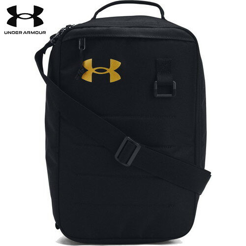【UNDER ARMOUR】アンダーアーマー 1381921-001 UA コンテイン シュー バッグ[Black/Metallic Gold][バ..