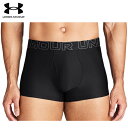 ■送料無料■【UNDER ARMOUR】アンダーアーマー 1387418-001 UA パフォーマンステック 6インチ アンダーウェア (3枚セット)[Blac...