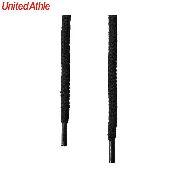 【Unitedathle】ユナイテッドアスレ 997401-2 フーディドローストリングス(丸ヒモ)5p1[ブラック]パーカ..