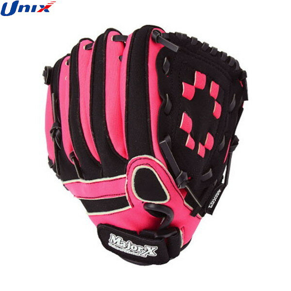 【UNIX】ユニックス BG8019 ジュニア・キッズ 野球用グラブ 対象(小学校低学年) ピンク[ピンク]キッズ/子ども/野球/グラブ/グローブ/少年野球/小学生/幼児【RCP】