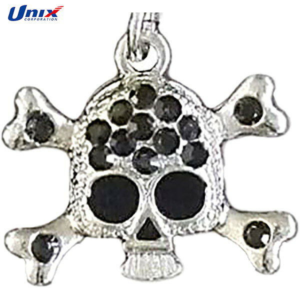 ★在庫あり即納★【unix】ユニックス NX2912 卓球ゼッケンピン [スカル] [1個入り]錆びないステンレス安..