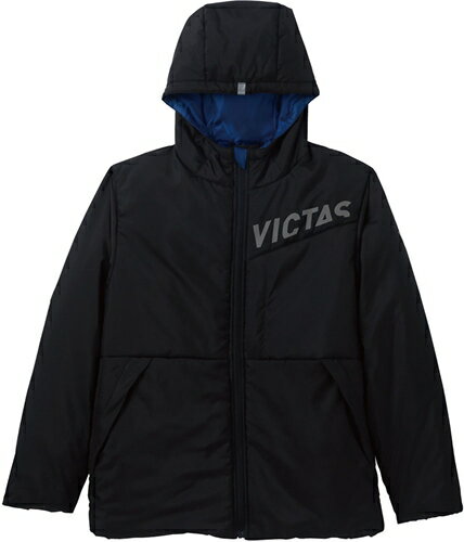 【一部完了】■送料無料■【VICTAS】ヴィクタス 542211-1000 トレーニング ウォーマージャケット V-WJ262 [ブラック]【卓球用品】トレー..