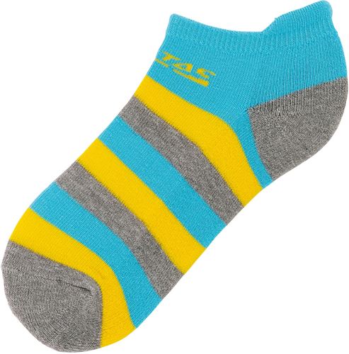 【VICTAS】ヴィクタス 662201-5100 ストライプ アンクルソックス[STRIPE ANKLE SOCKS][ターコイズ]【卓球用品】卓球ソックス/卓球用靴下【RCP】